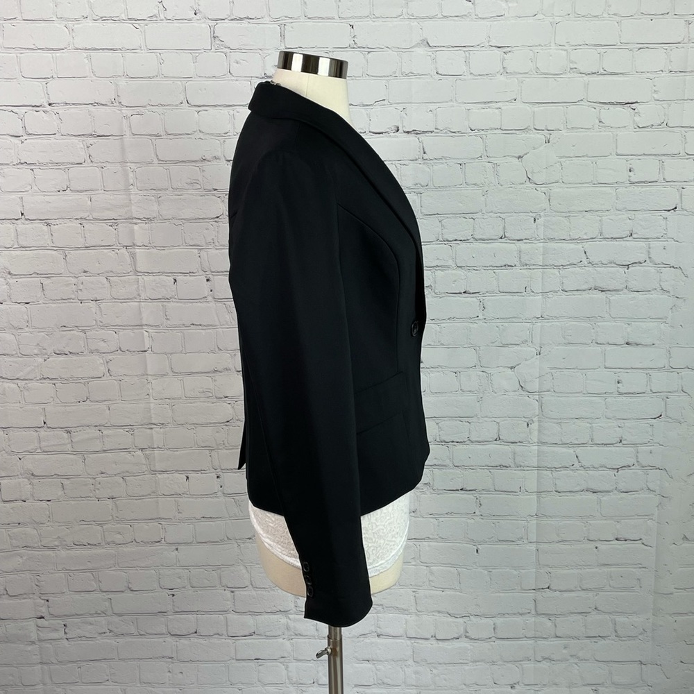 C&B Black Single Button Blazer Size Medium - Picture 4 of 10